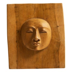Sculpture en bois de Leonard Baskin