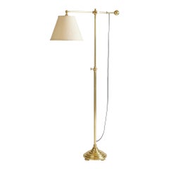Early Cast Bronze Floor Lamp for E.F. Caldwell
