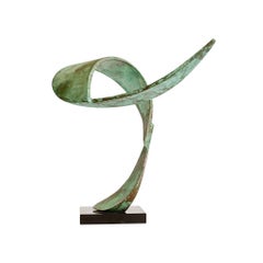 Bronze Abstract Sculpture by John David Ferguson, 1987