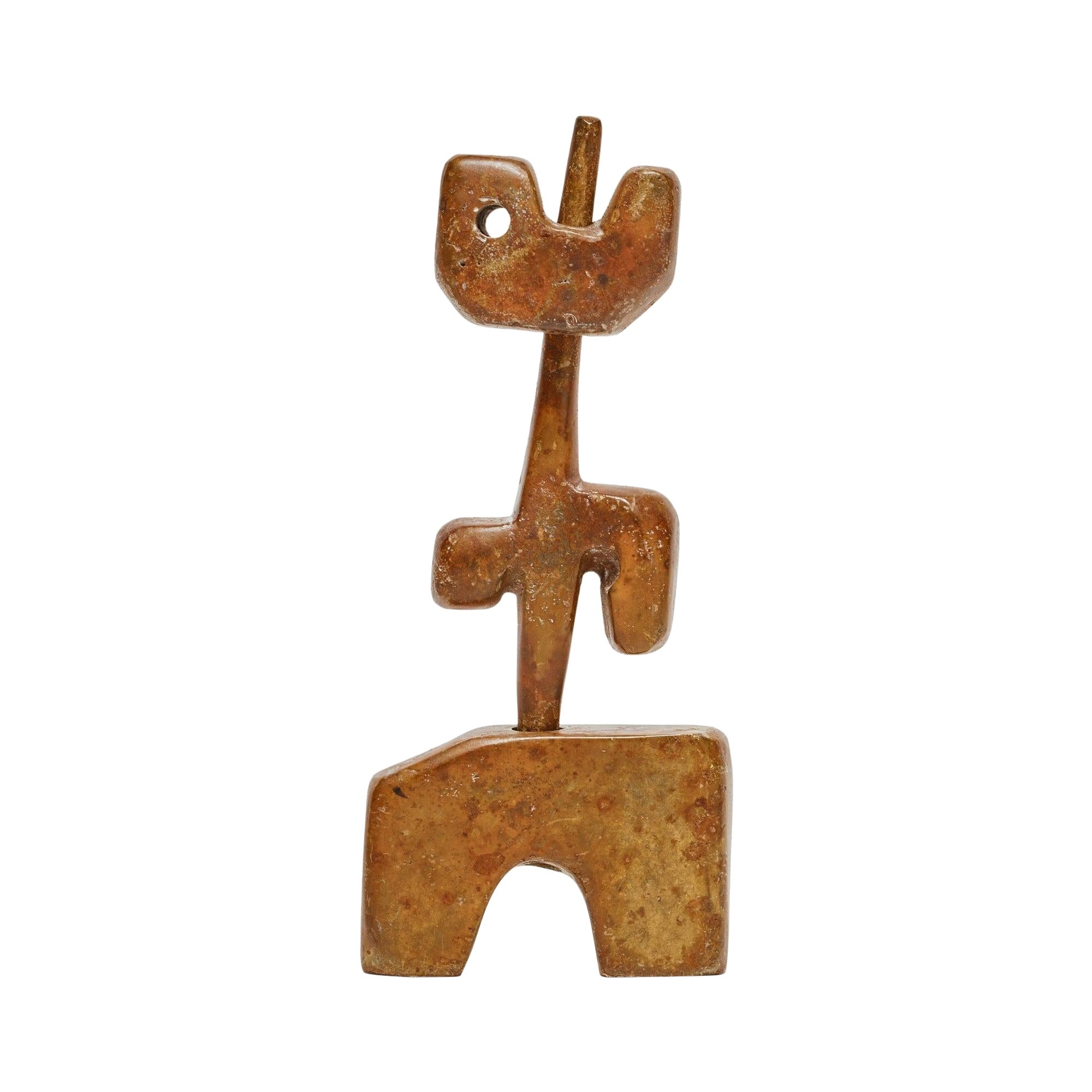 Bronze Sculpture "Hombre-Mujer" by Mathias Goeritz For Sale