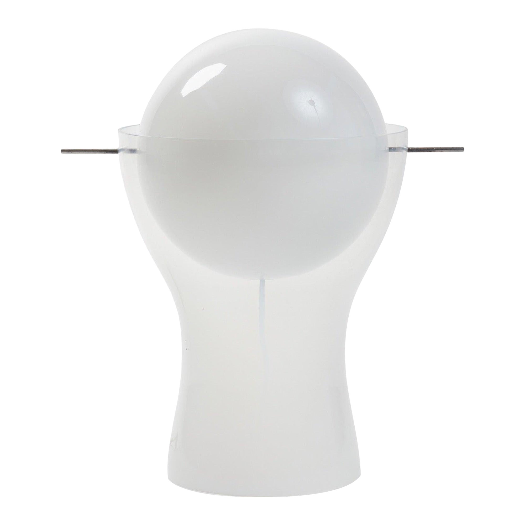 Glass Table Lamp For Sale