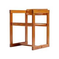 Solid Pine Desk Chair by Edvin Helseth for Trybo, 1966