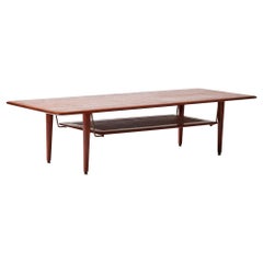 2 Tier Low Table by Peter Hvidt & Orla Mölgaard-Nielsen for France & Daverkosen