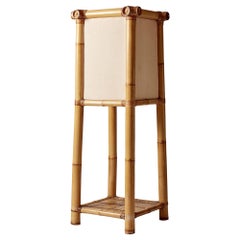 Stehlampe aus Bambus