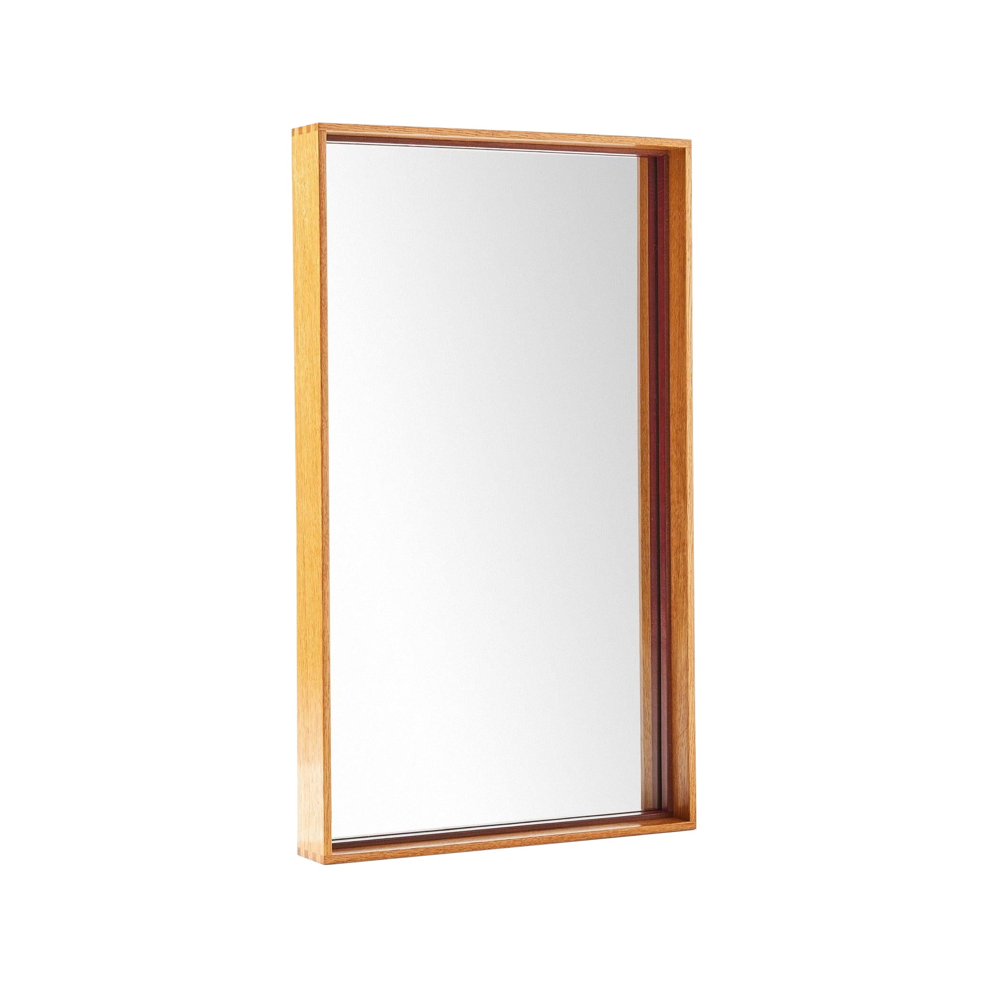 Specchio originale in legno massiccio Thin Line in vendita