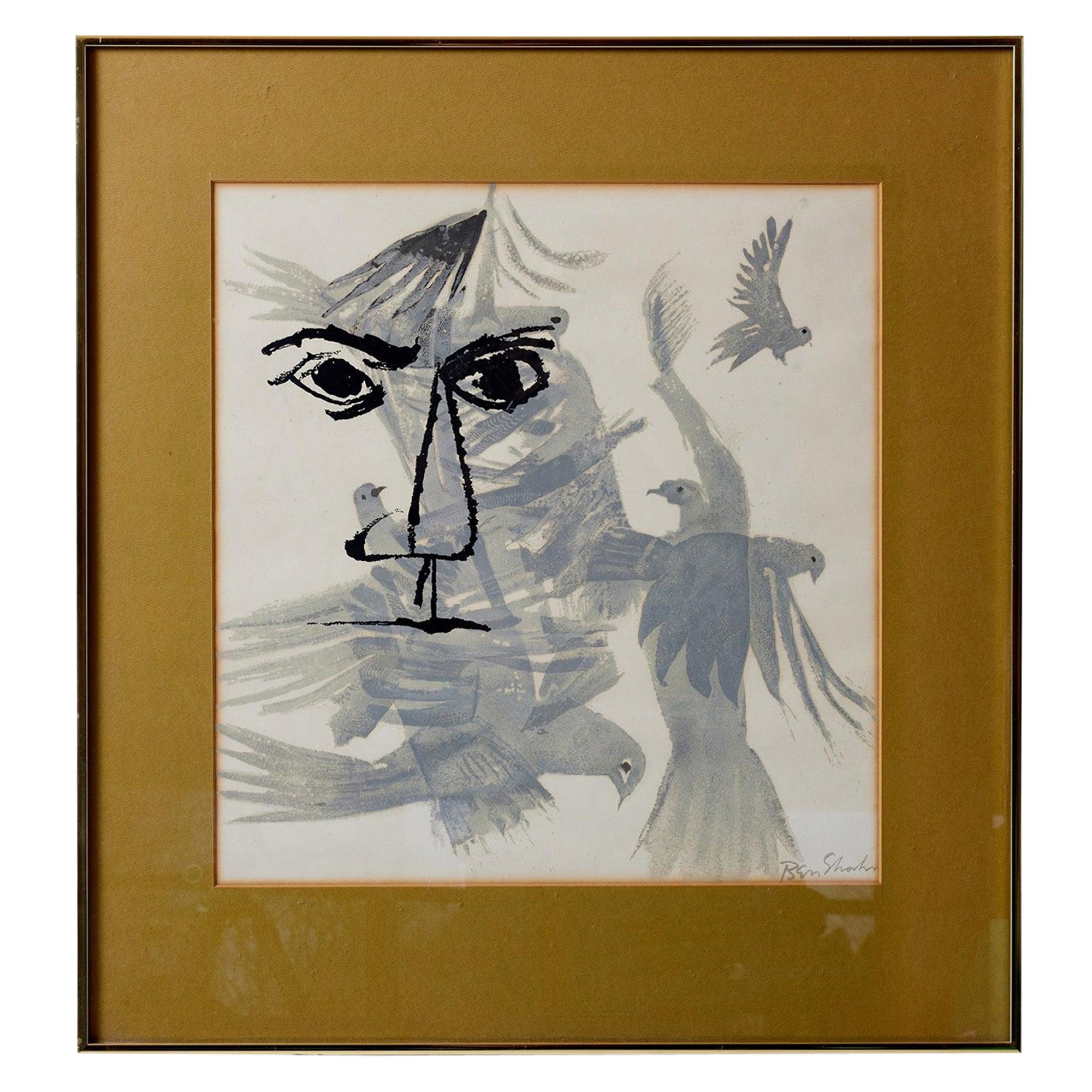 Lithograph by Ben Shahn, 1968