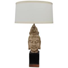 1960s James Mont Buddha Table Lamp