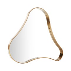Biomorphic Bronze Mirror