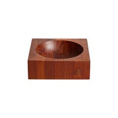 Ciotola in teak di Ernest Sohn