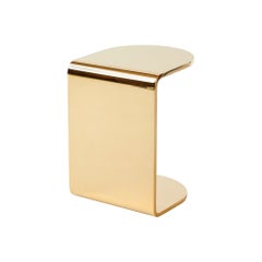 Half-Beam Side Table in Polished Bronze, 2015