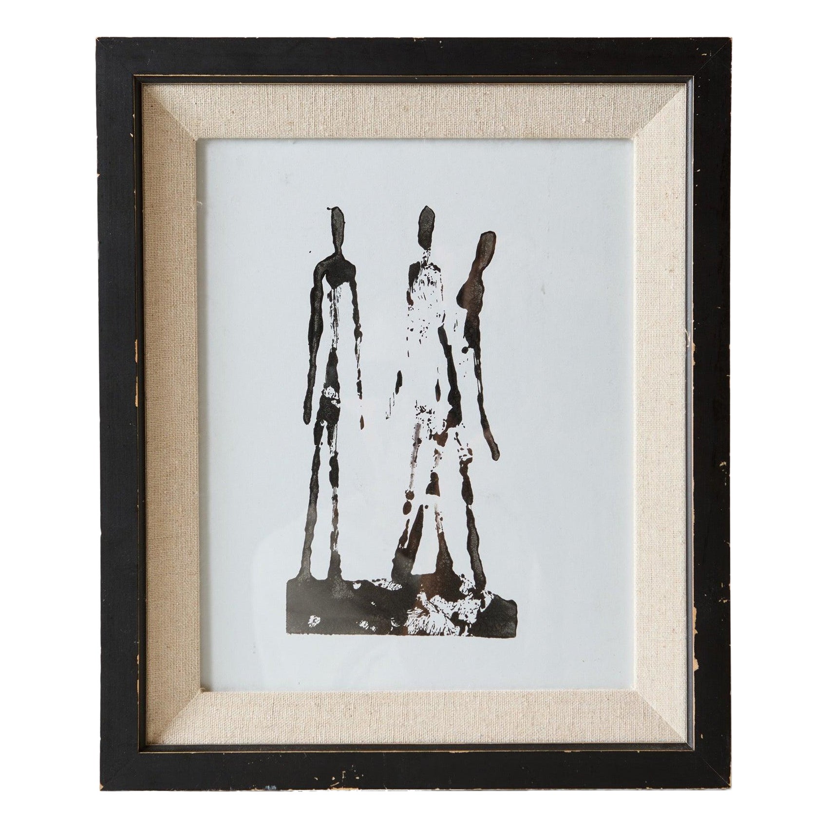 Impresión artística/Litografía de Giacometti en venta