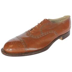 Large 1950s Store Display Leather Shoe