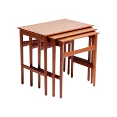 Stapeltische aus Teakholz von Hans J. Wegner für Andreas Tuck, 1950er Jahre