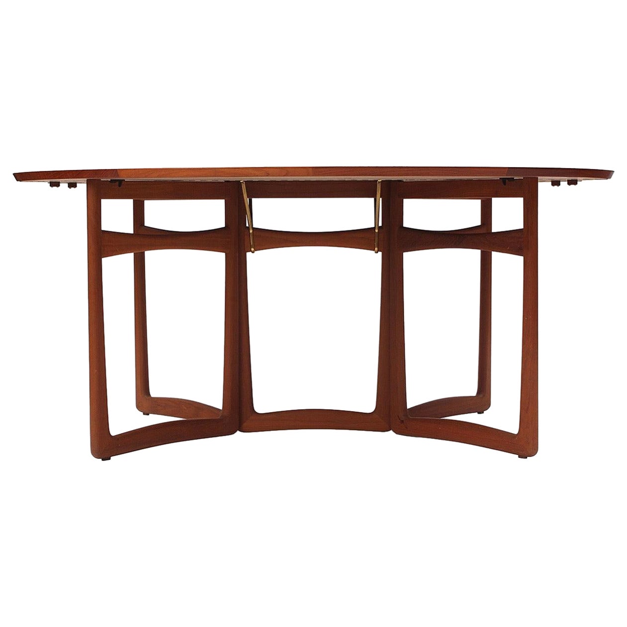 Drop Leaf Table by Peter Hvidt & Orla Mölgaard-Nielsen for France & Son For Sale