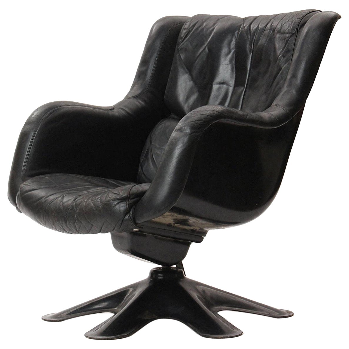 Lounge Chair and Ottoman by Yrjö Kukkapuro for Turner Ltd., 1968