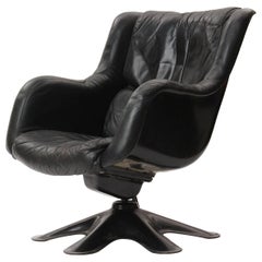 Lounge Chair and Ottoman by Yrjö Kukkapuro for Turner Ltd., 1968