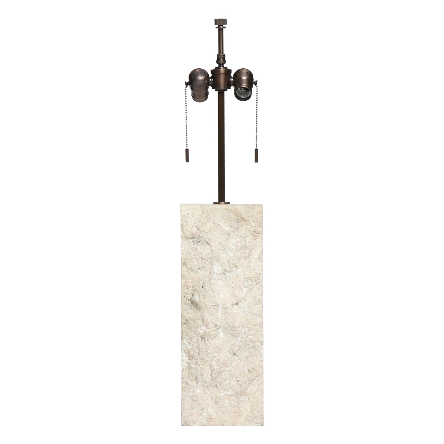 Limestone Table Lamp for Hansen Lighting Co.