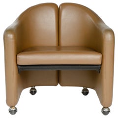 Vintage Split Back Chair by Eugenio Gerli for Tecno