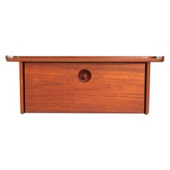 Small Wall Mount Teak Cabinet