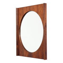 Rosewood Wall Mirror by Torbjørn Afdal for Bruksbo