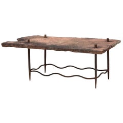 Artist Made Stone Topped Table from USA