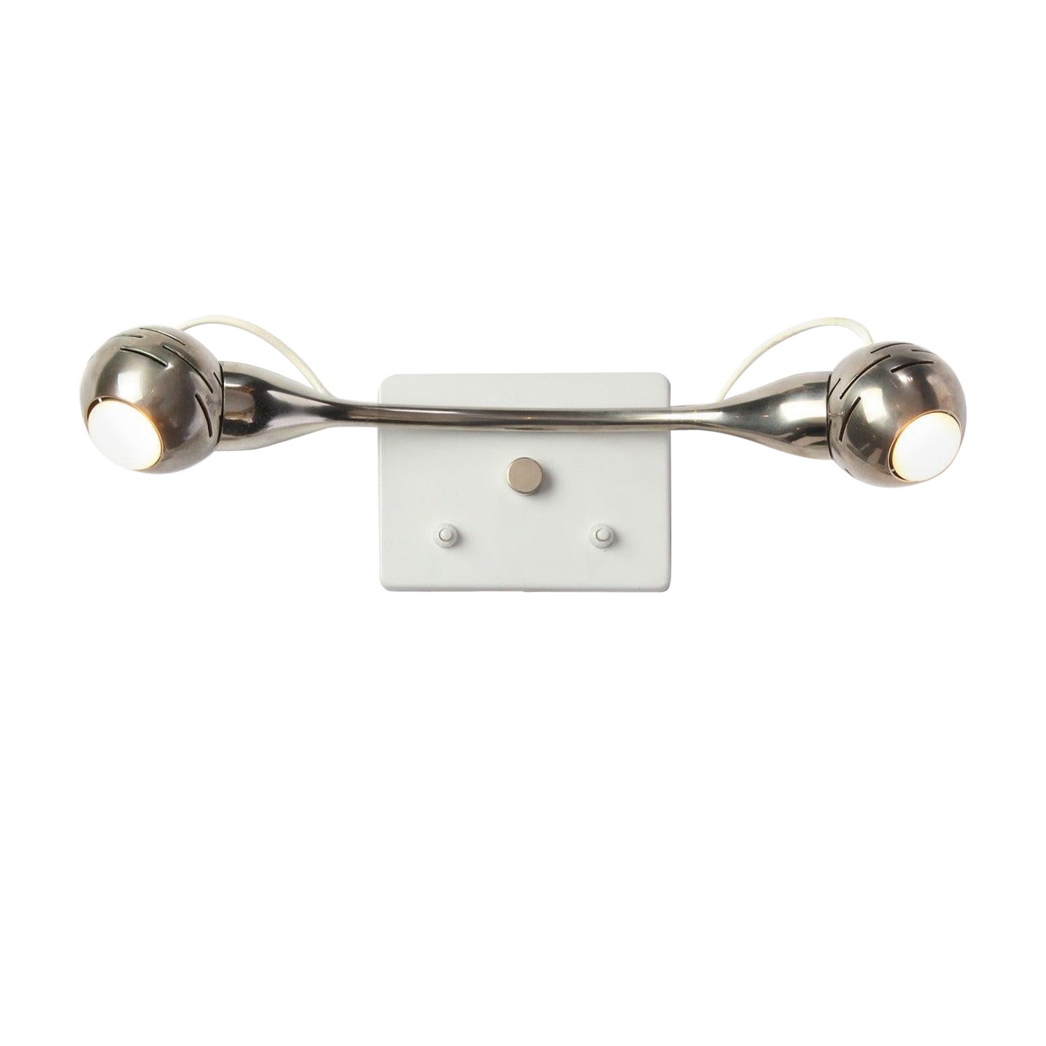 Double Armed Wall Light by Angelo Lelli for Arredoluce, 1960s