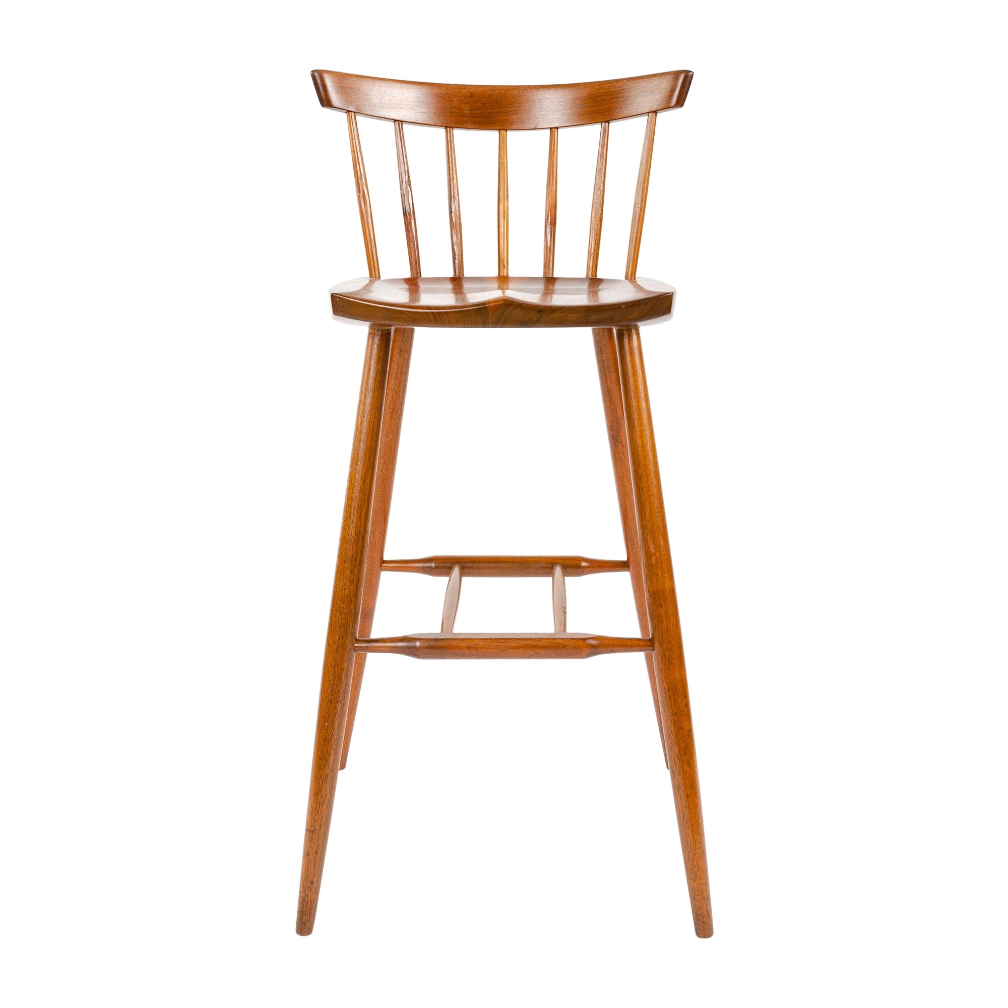 Tabouret de bar de George Nakashima pour George Nakashima Studio