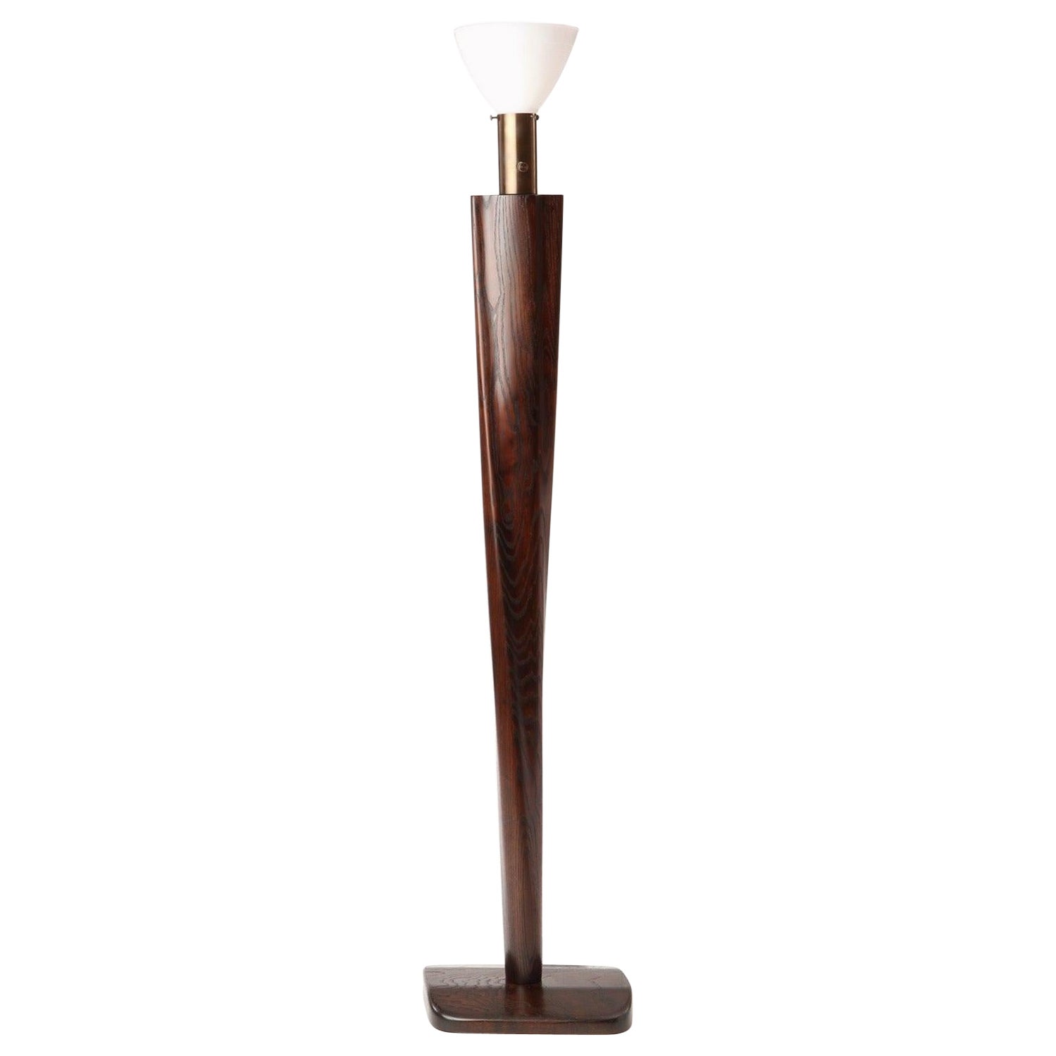 Wood Floor Lamp by Yasha Heifetz for Heifetz Lighting Co.