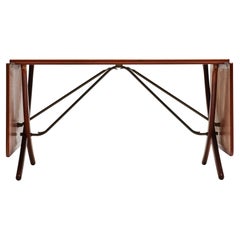 Vintage Drop Leaf AT-304 Table by Hans J. Wegner for Andreas Tuck