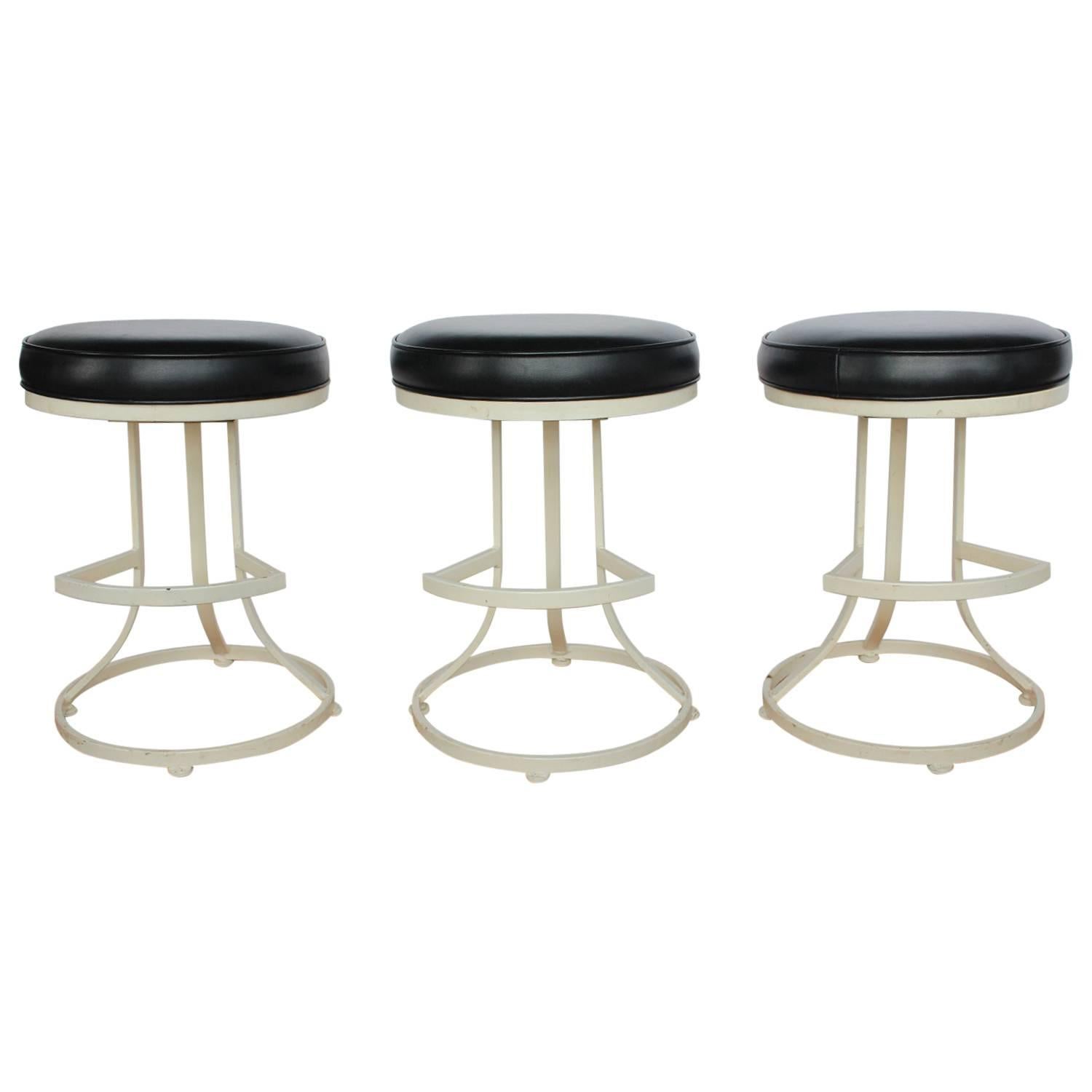Mid-Century Swivel Stools by Shaver Howard For Sale