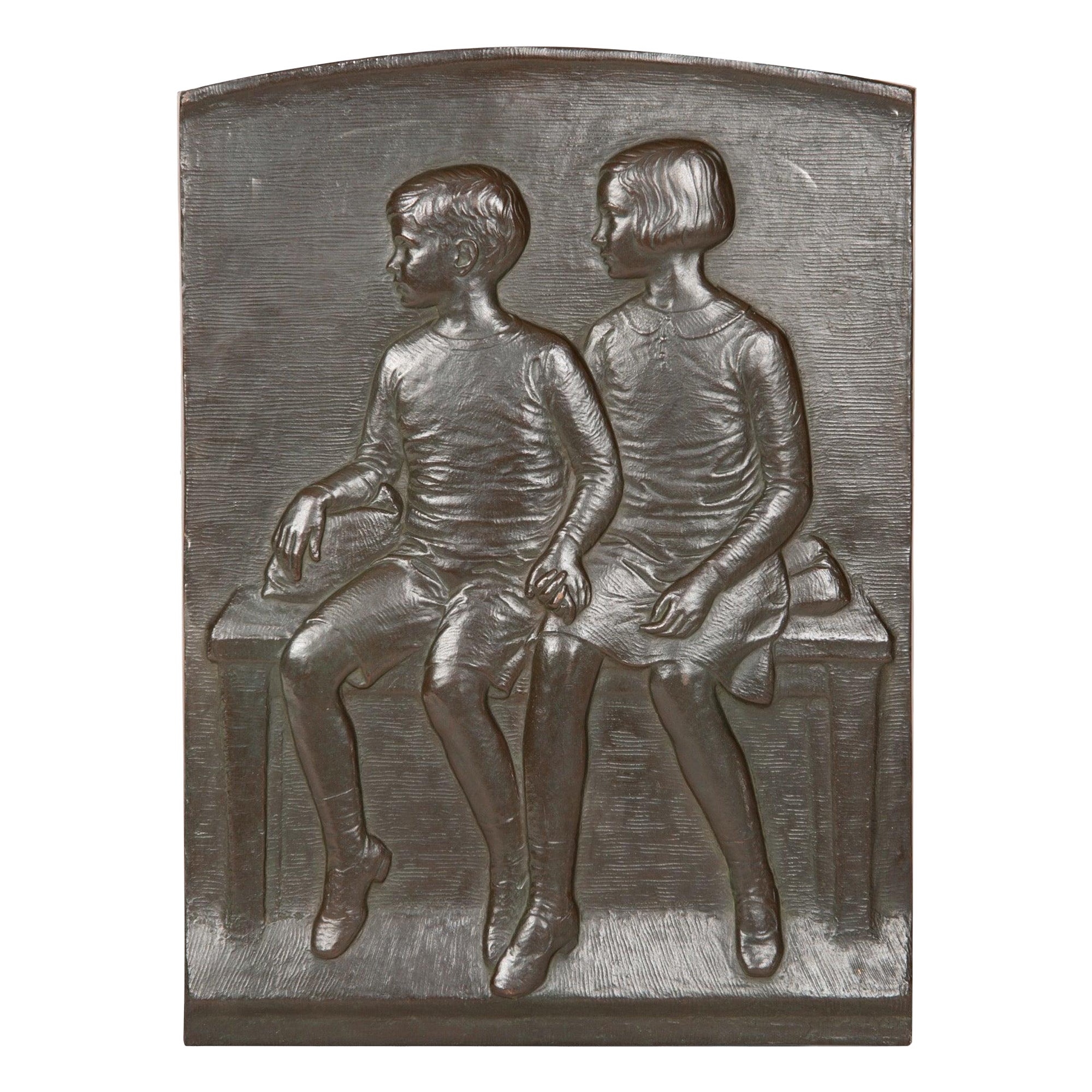 Bronze Plaque by Warner Williams for Gorham Founders