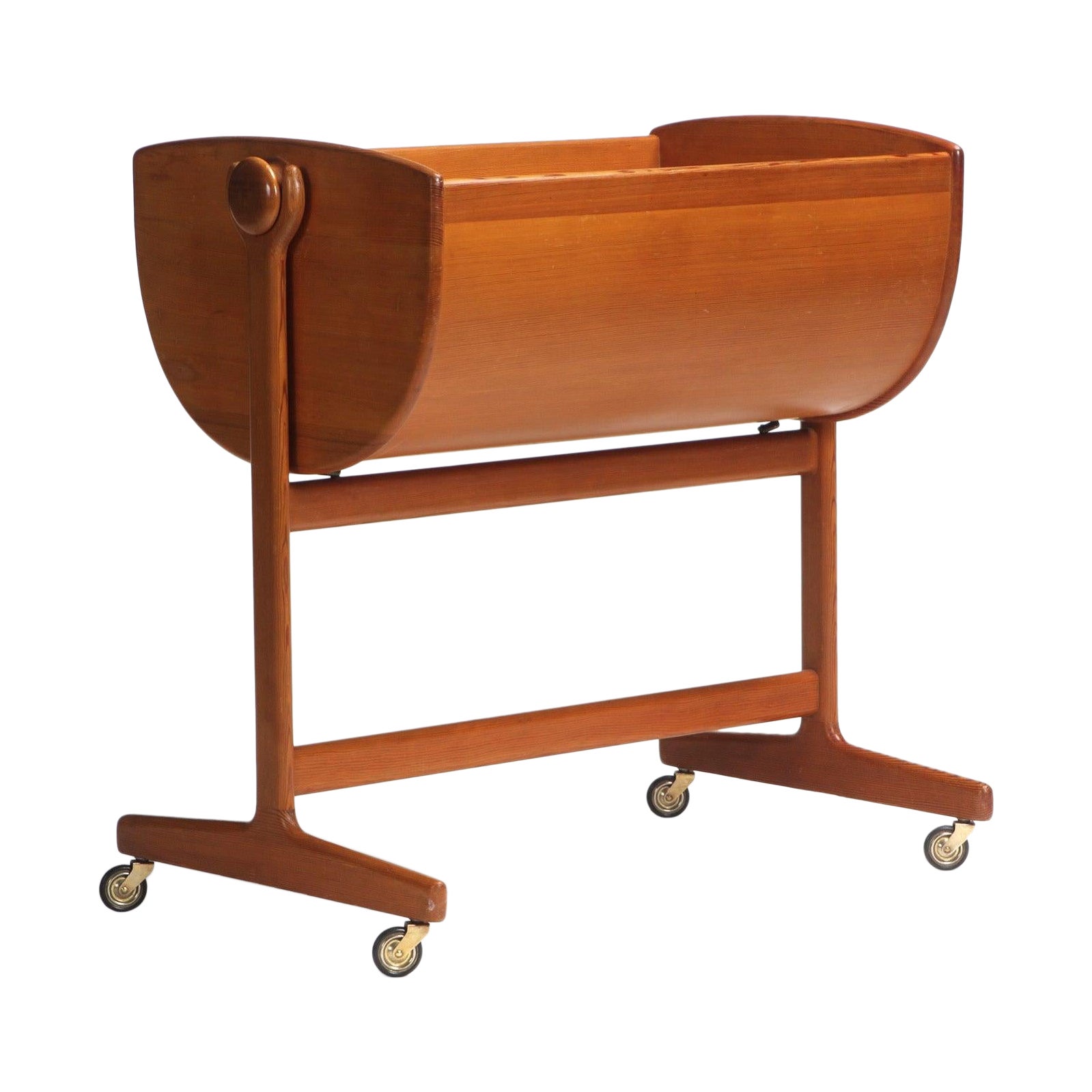 Oregon Pine Cradle by Nanna Ditzel for E Johansen Mobler As