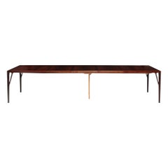 Rosewood Dining Table by Vestergaard Jensen for Peder Pedersen, 1959