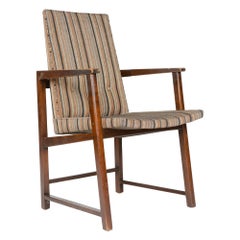 Rare Walnut Arm Chair by Edward Wormley for Dunbar, 1950's