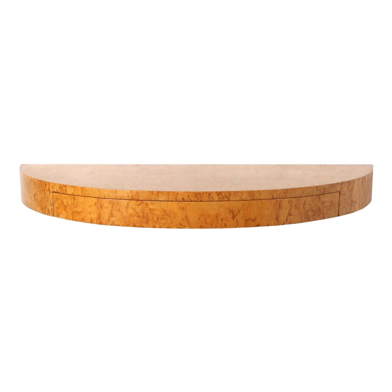 Consola de pared Burled de Edward Wormley para Dunbar
