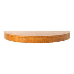 Consola de pared Burled de Edward Wormley para Dunbar