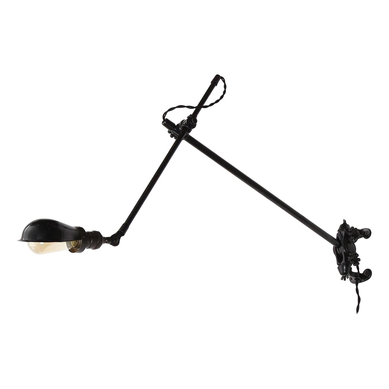 Articulating Wall Light Manufactured by O.C. White for O.C. White Co., 1910