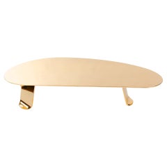 Chrysalis No. 1 Low Table in Polished Bronze, Made to Order
