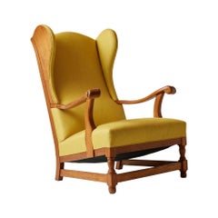 Scandinavian Wingback Chair from Denmark