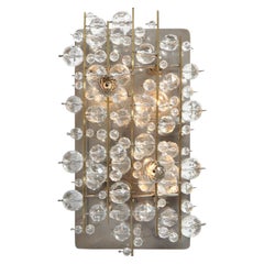 Cut Crystal Wall Lamp by Hans Harald Rath for J.L. Lobmeyr