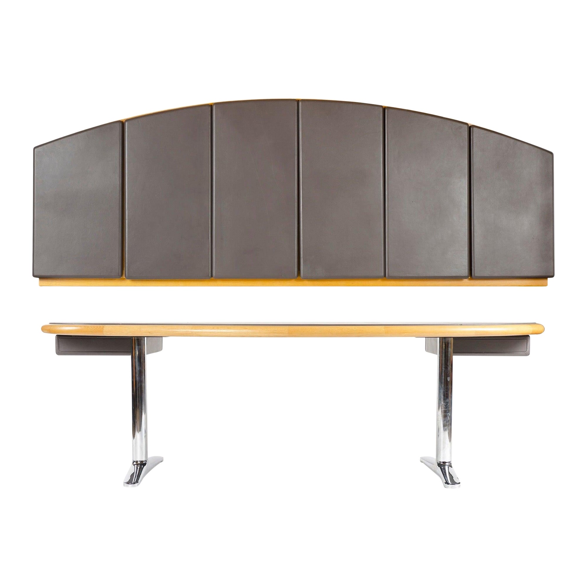 Escritorio ejecutivo y armario de pared por encargo de Warren Platner para Knoll
