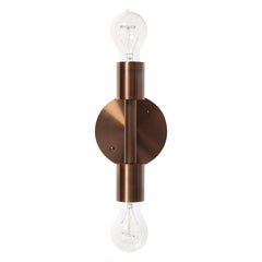 Applique murale double en bronze