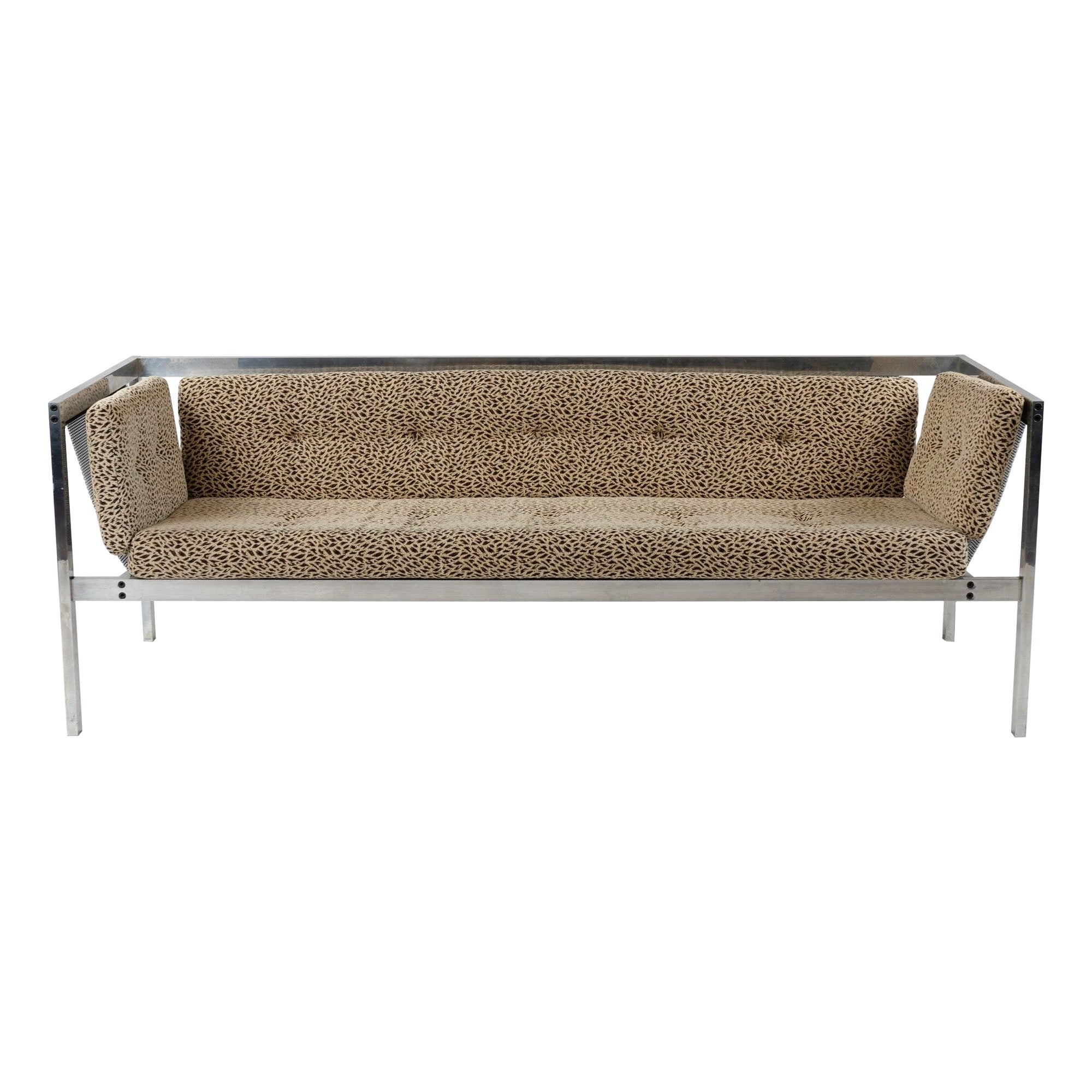 Drahtgeflecht-Sofa Attr. Gordon Bird & William Rietkerk für Bird-Rietkerk Associates im Angebot