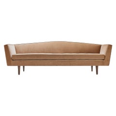 Rare Angled Back Tailored Sofa by Edward Wormley for Dunbar