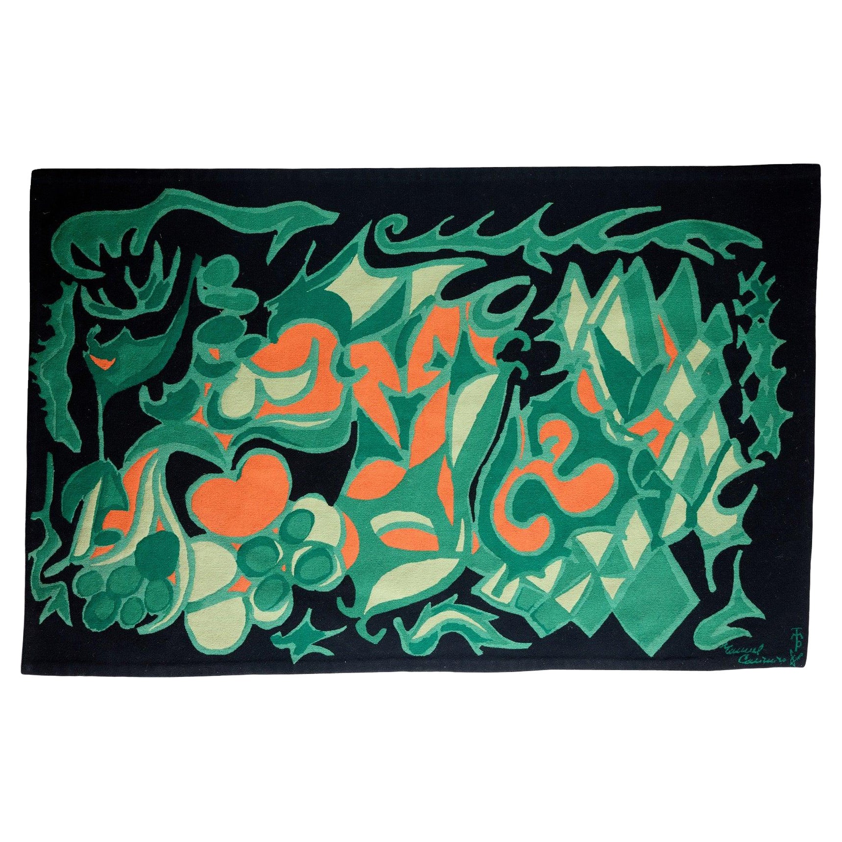 Tapisserie "Floresta" de Manuel Casimiro De Oliveira pour Tapeçarias de Portalegre