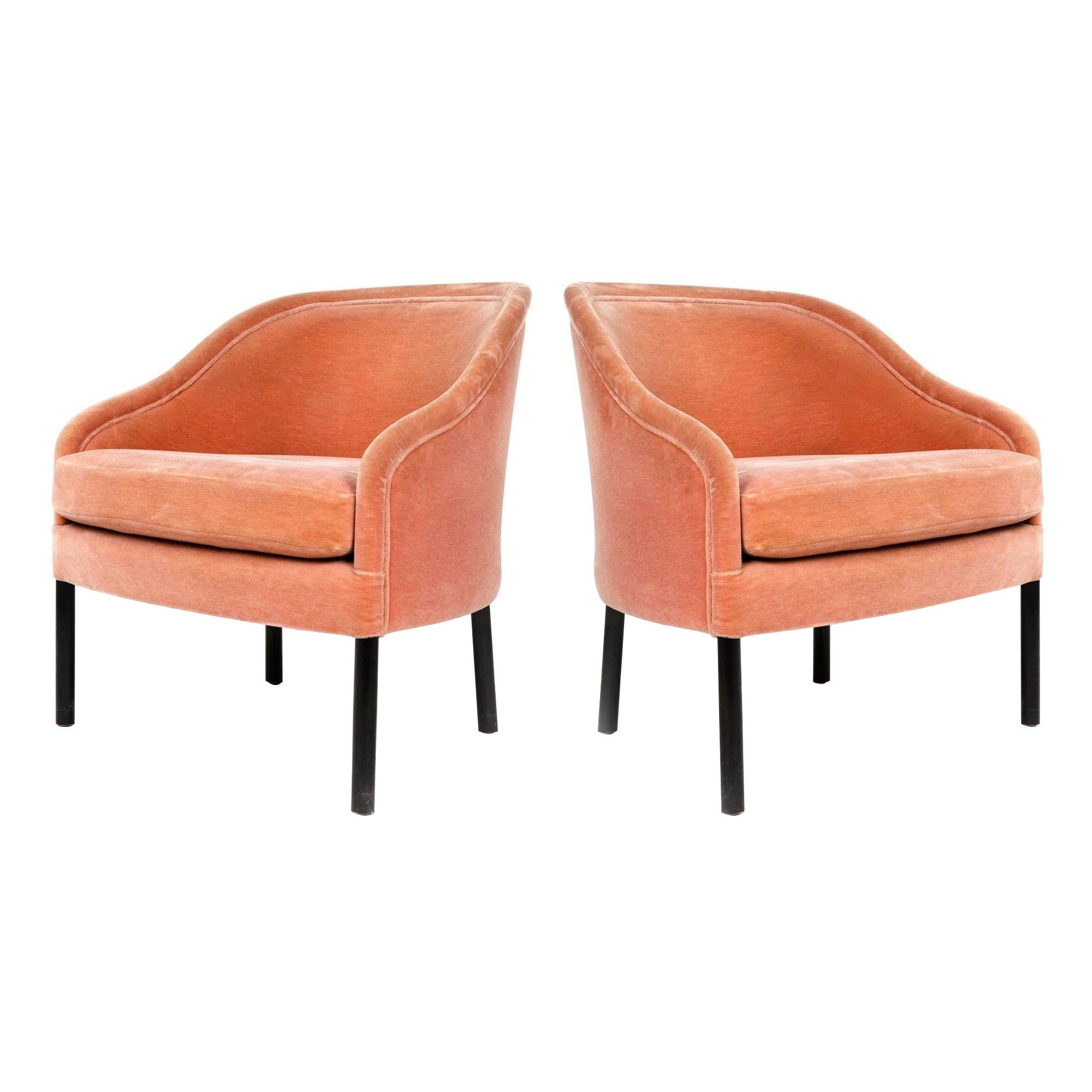 Sculptural Armchairs by Ward Bennett for Brickel Associates