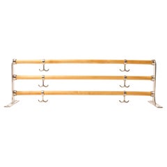 Birch and Aluminum Train Rack by Gunnar Bolin for Essem Design, 1937