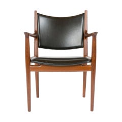 JH 713 Teak Dining Arm Chair by Hans J. Wegner for Johannes Hansen, 1950s