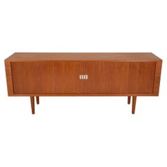 Tambour Door Credenza by Hans J. Wegner for Ry Mobler, 1960s