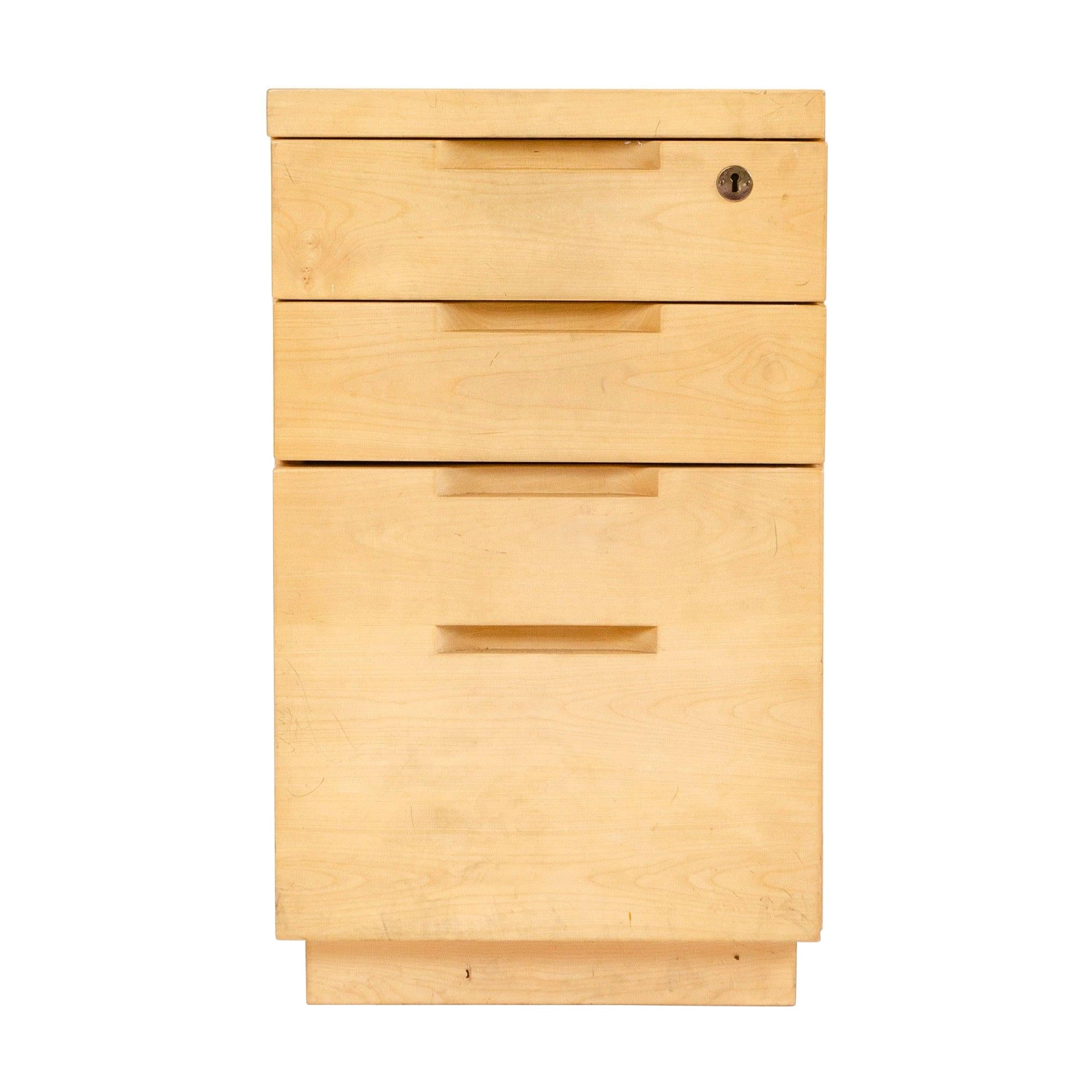 Four-Drawer Office Cabinet Attributed to Alvar Aalto for Artek, 1940s For Sale